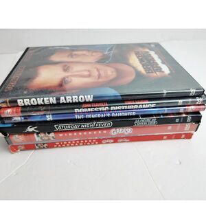 John Travolta DVDs Movies Lot of 6 Action Thriller & Musical